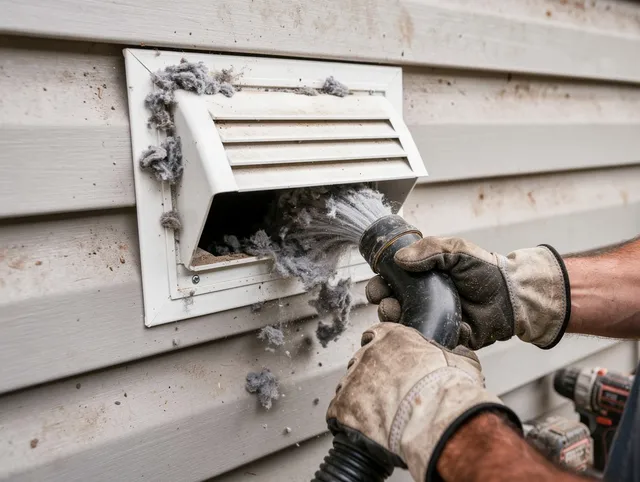 Professional dryer vent cleaning by Bluffton Dryer Vent Cleaning in Bluffton