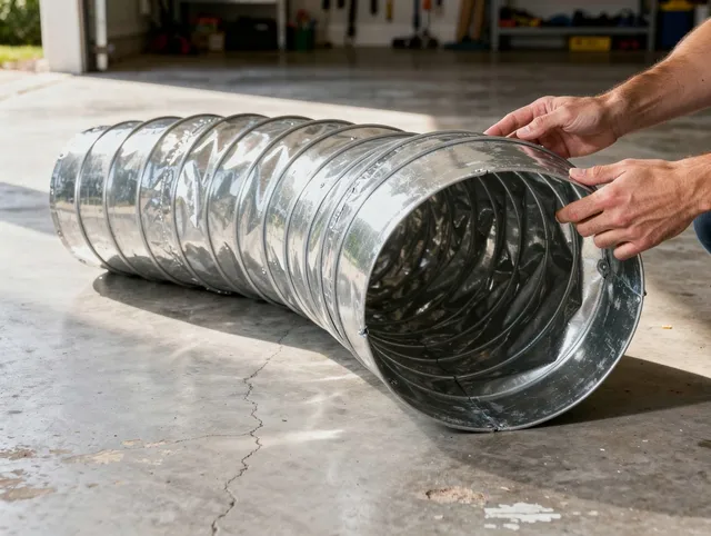 Bluffton Dryer Vent Cleaning specialist using advanced equipment for thorough duct cleaning in Bluffton