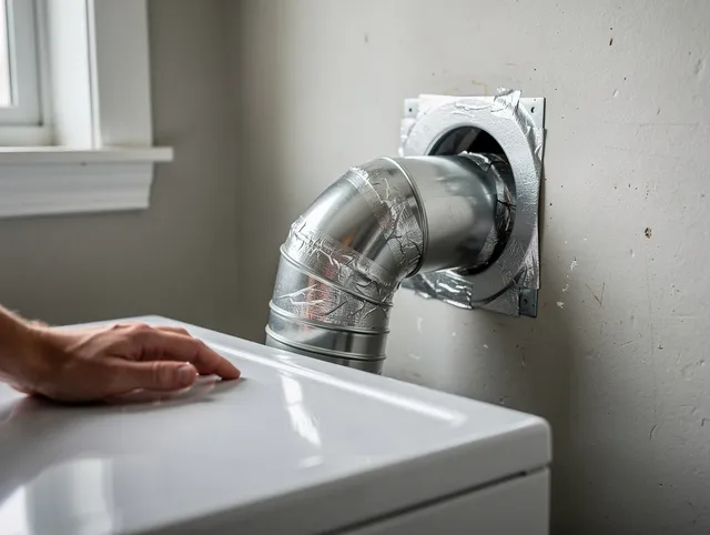 Bluffton Dryer Vent Cleaning expert performing professional dryer vent repair and installation in Bluffton