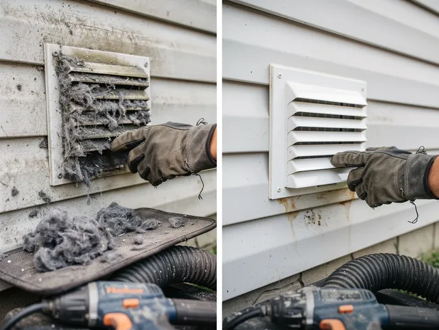 Residential dryer vent cleaning by Bluffton Dryer Vent Cleaning in Bluffton